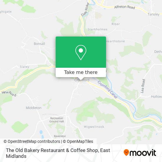 The Old Bakery Restaurant & Coffee Shop map