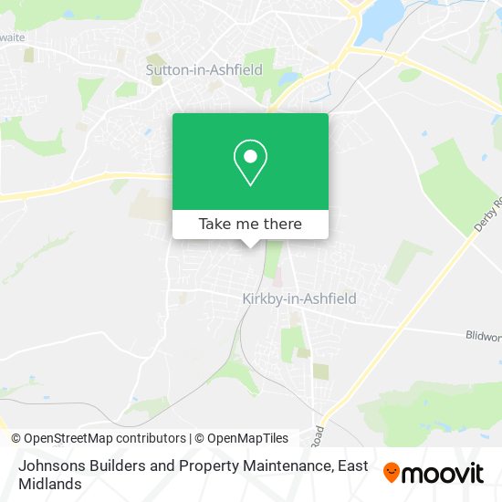 Johnsons Builders and Property Maintenance map