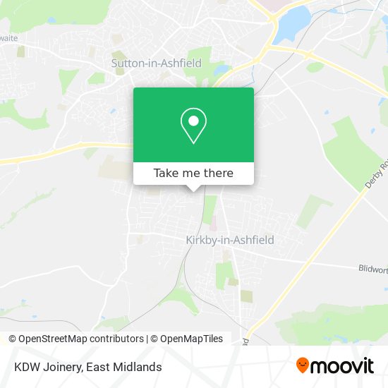KDW Joinery map