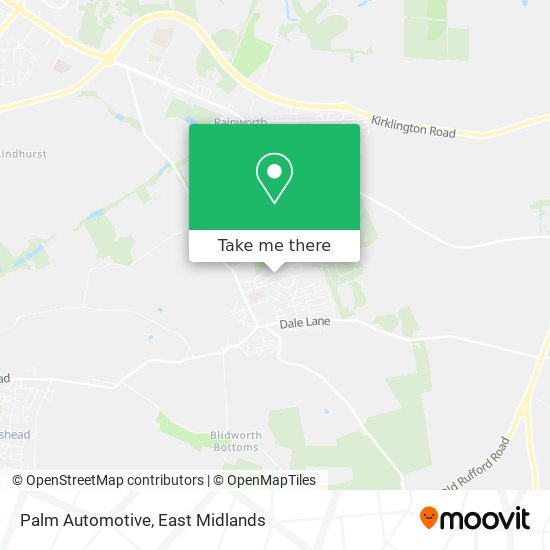 Palm Automotive map