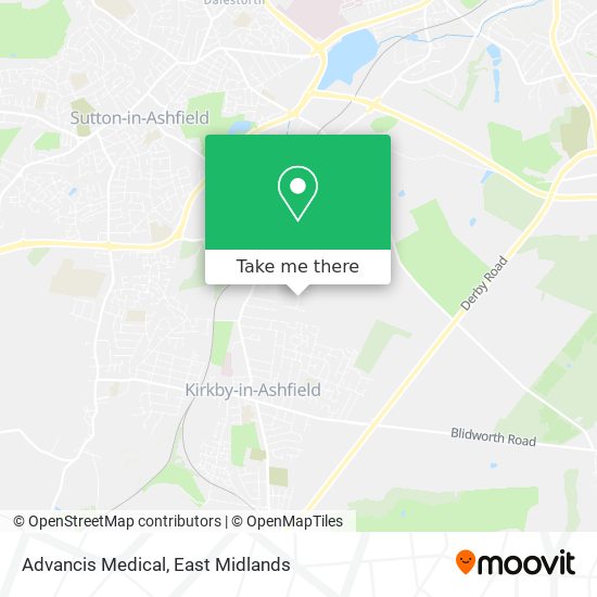 Advancis Medical map