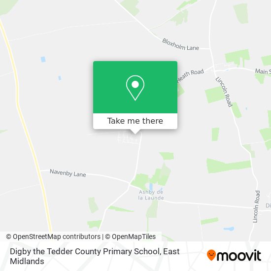Digby the Tedder County Primary School map