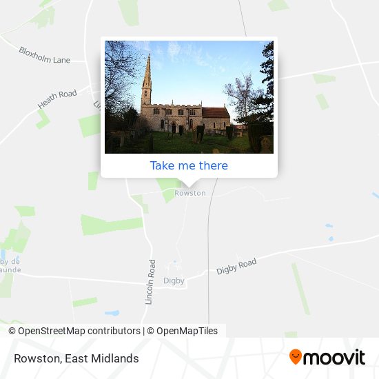 Rowston map