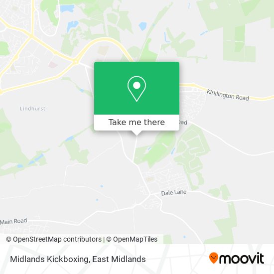 Midlands Kickboxing map