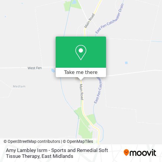 Amy Lambley Isrm - Sports and Remedial Soft Tissue Therapy map