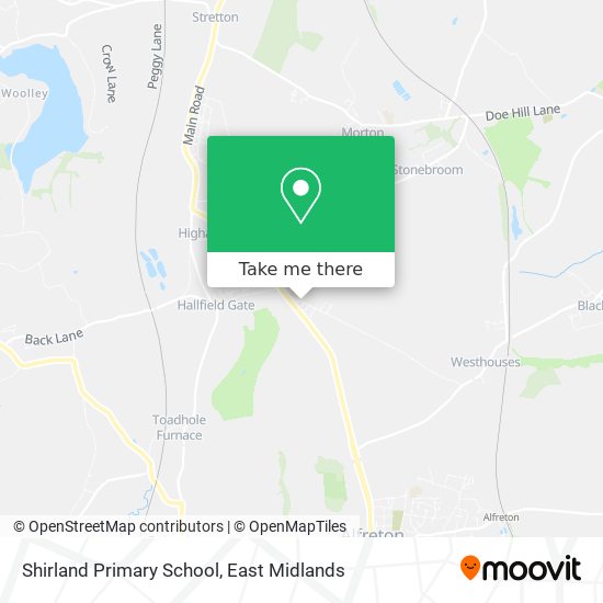 Shirland Primary School map