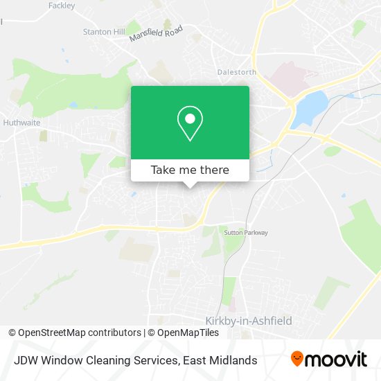 JDW Window Cleaning Services map