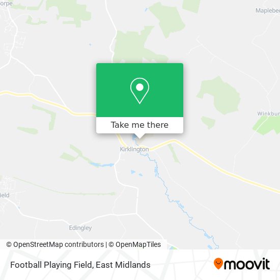 Football Playing Field map