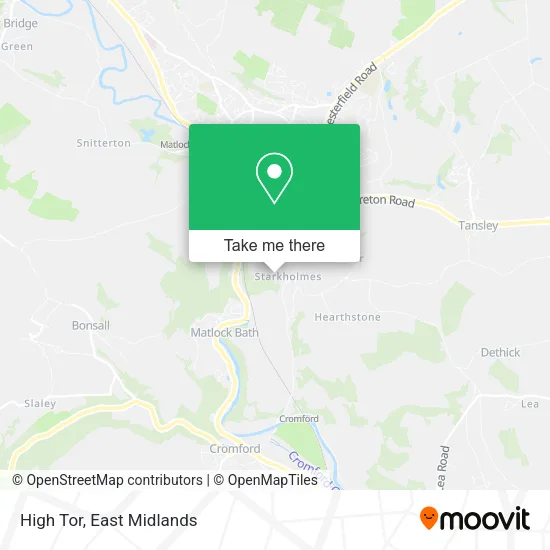 High Tor map