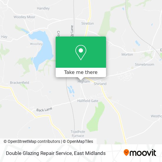 Double Glazing Repair Service map