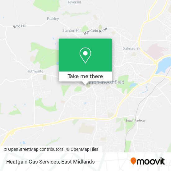 Heatgain Gas Services map