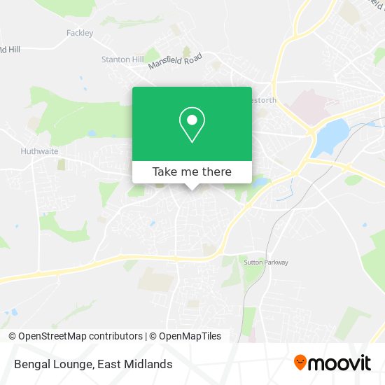 Bengal Lounge map