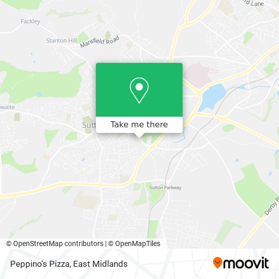 Peppino's Pizza map