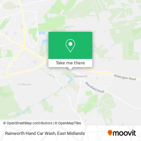 Rainworth Hand Car Wash map
