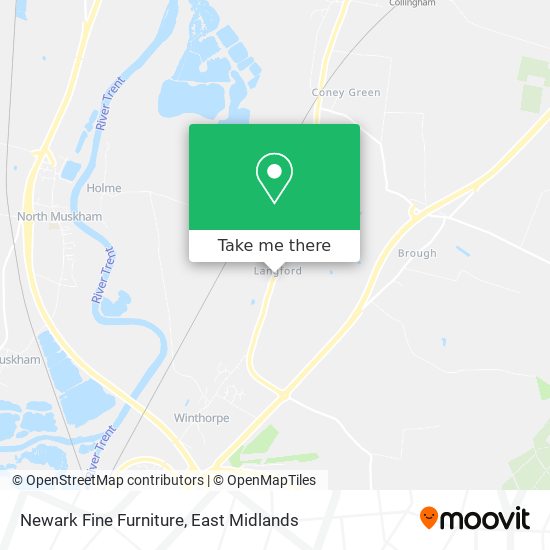 Newark Fine Furniture map