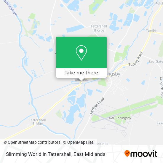 Slimming World in Tattershall map