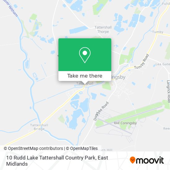 10 Rudd Lake Tattershall Country Park map