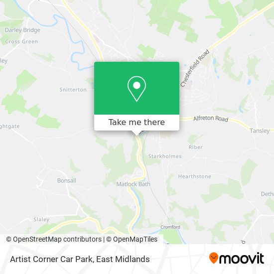 Artist Corner Car Park map