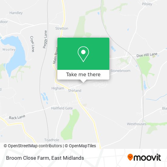 Broom Close Farm map