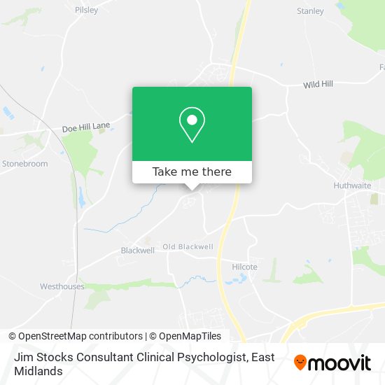 Jim Stocks Consultant Clinical Psychologist map