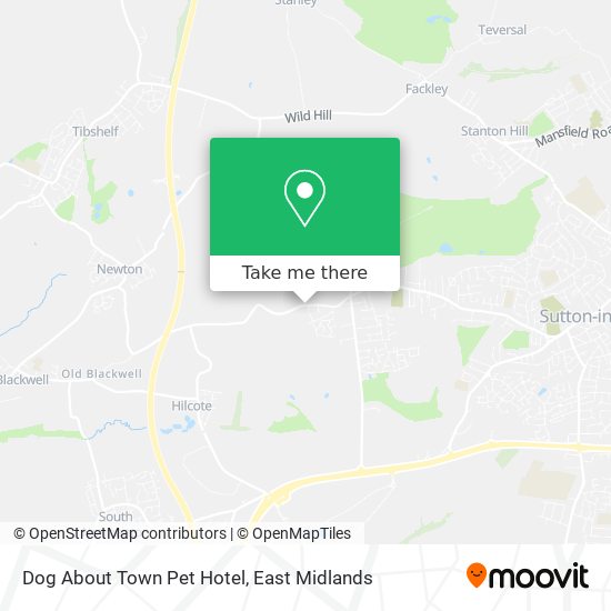 Dog About Town Pet Hotel map