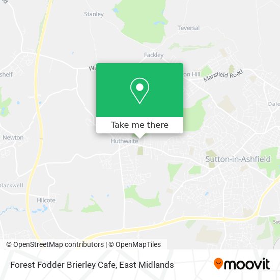 Forest Fodder Brierley Cafe map