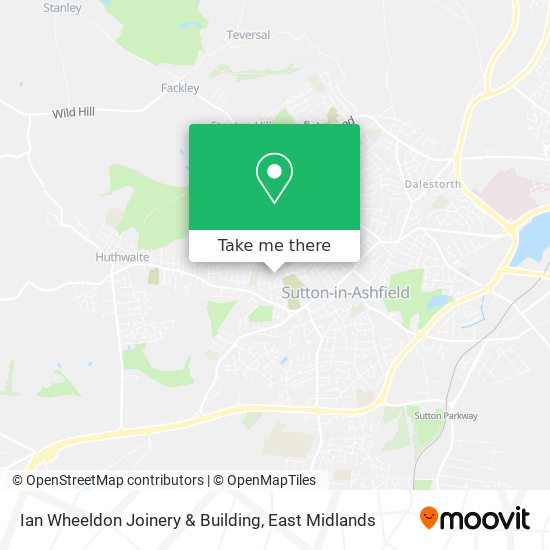 Ian Wheeldon Joinery & Building map