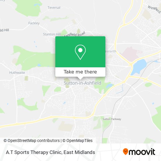 A.T Sports Therapy Clinic map