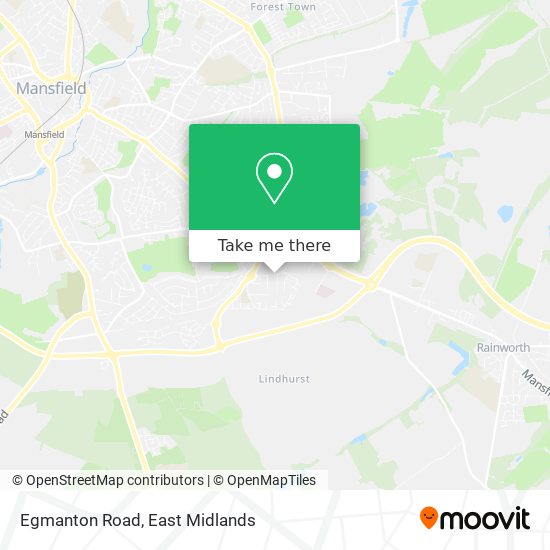 Egmanton Road map