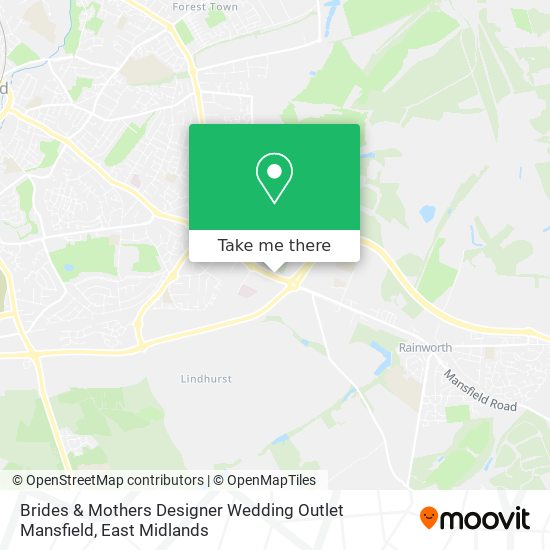 Brides & Mothers Designer Wedding Outlet Mansfield map