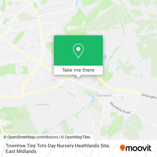 Townrow Tiny Tots Day Nursery Heathlands Site map