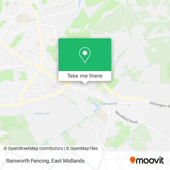 Rainworth Fencing map