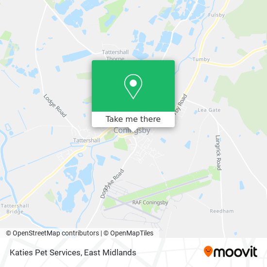 Katies Pet Services map