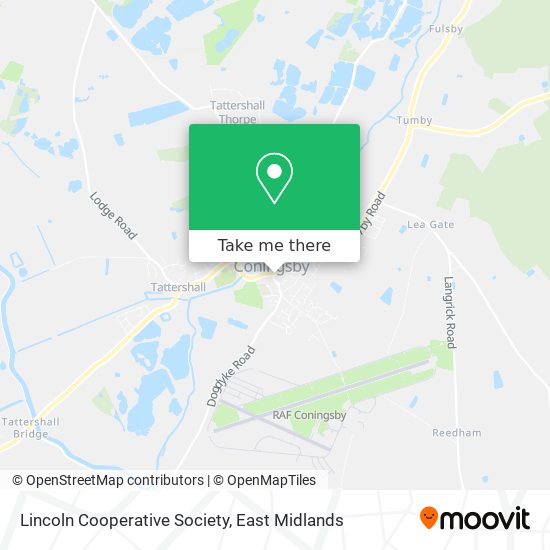 Lincoln Cooperative Society map