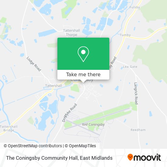 The Coningsby Community Hall map