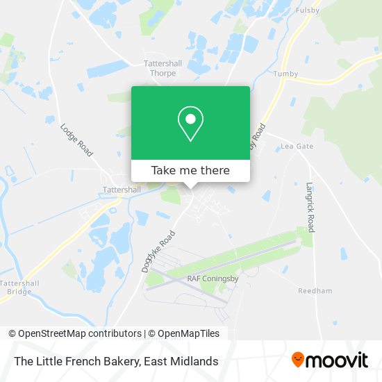 The Little French Bakery map