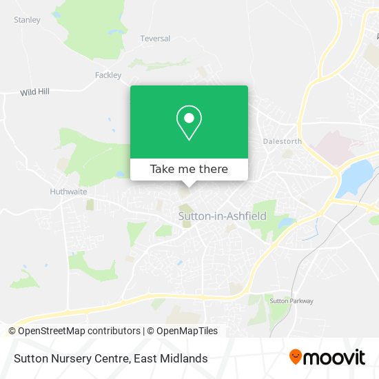 Sutton Nursery Centre map