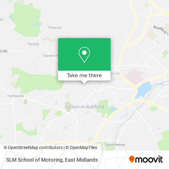 SLM School of Motoring map