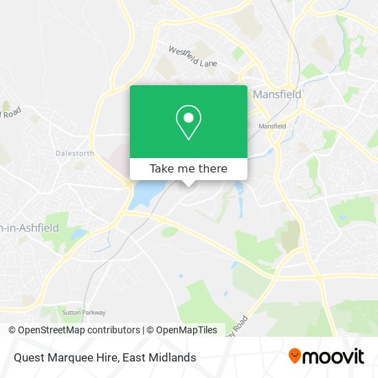 Quest Marquee Hire map