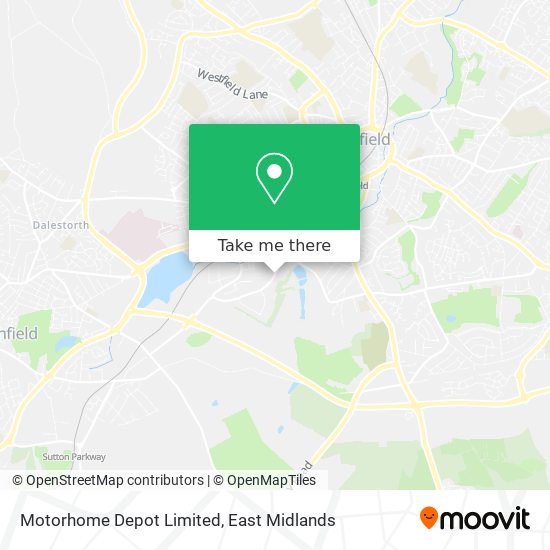 Motorhome Depot Limited map