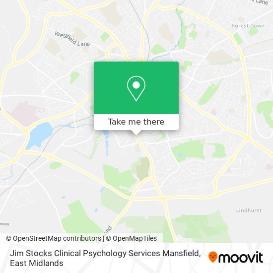 Jim Stocks Clinical Psychology Services Mansfield map