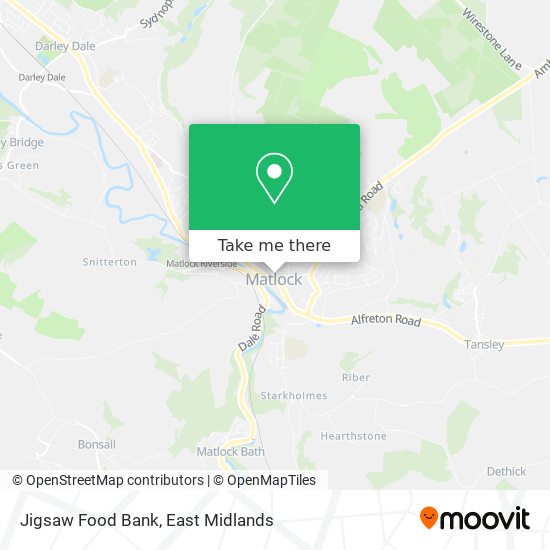 Jigsaw Food Bank map