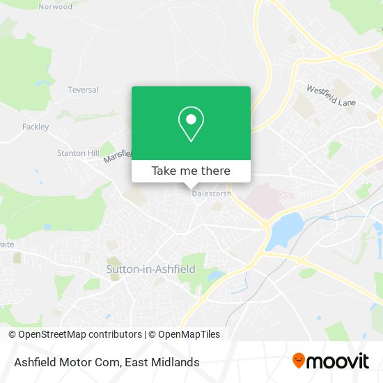 Ashfield Motor Com map