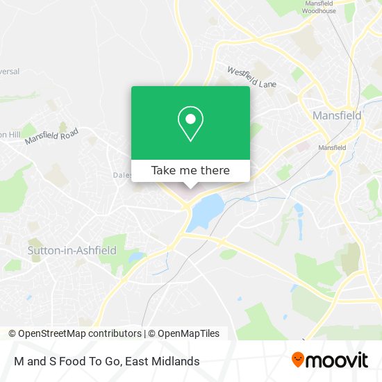 M and S Food To Go map