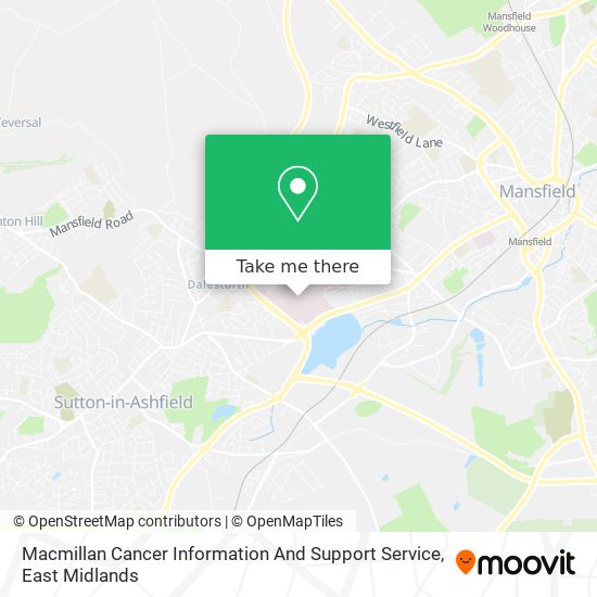 Macmillan Cancer Information And Support Service map