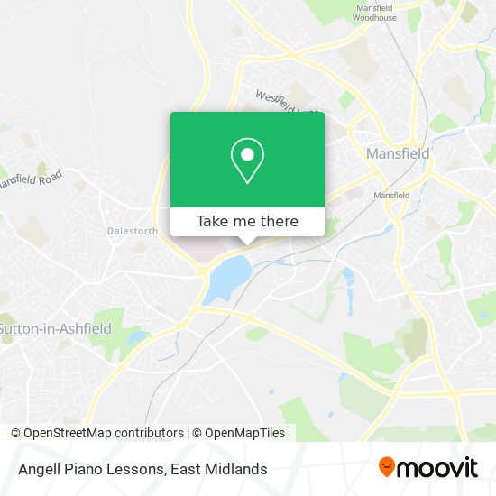 Angell Piano Lessons map