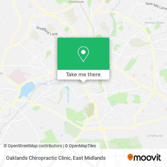 Oaklands Chiropractic Clinic map