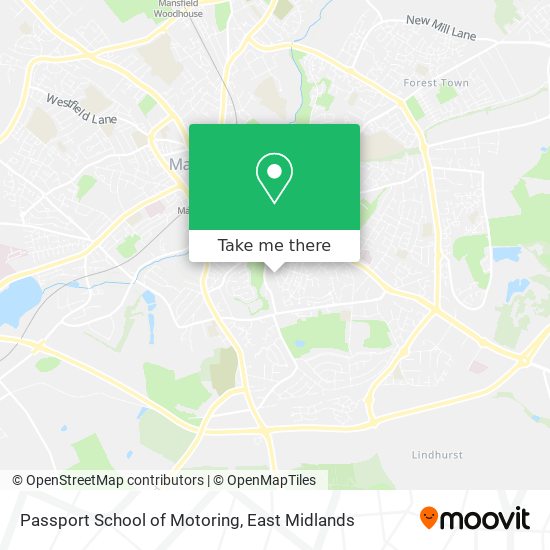 Passport School of Motoring map