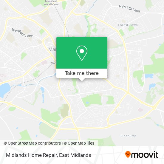 Midlands Home Repair map