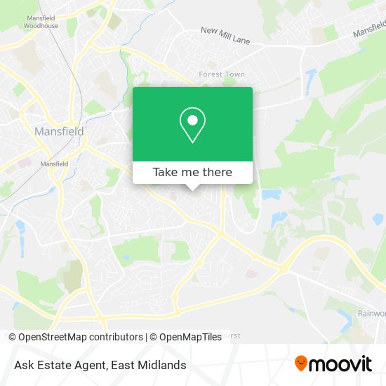 Ask Estate Agent map